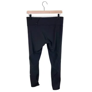 Lululemon All Meshed Up 7/8 Tight in Black Size 8 Athletic Running Leggings Mesh thumbnail 6