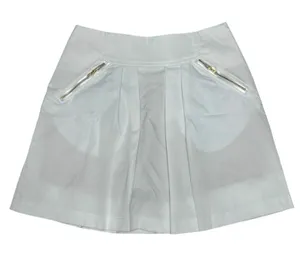 NWT FAIRWAY FOX WOMEN'S GOLF/TENNIS‎ SKORT Amy Size 4 Coolmax Gold Zip Pleated thumbnail 1