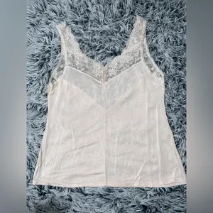 Lace Trim White/cream Camisole thumbnail 6