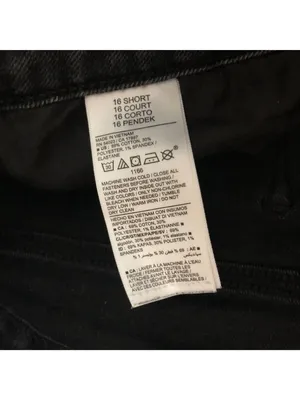 Old Navy Womens High-Rise Super Skinny Black Jeans Size 16 Short Cotton Blend thumbnail 4