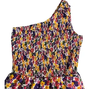 BTFBM Floral Flowy Beach Boho One Strap Maxi Dress Size Small thumbnail 4