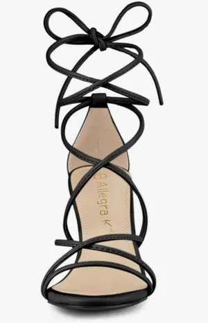 Allegra K Heels Black thumbnail 2