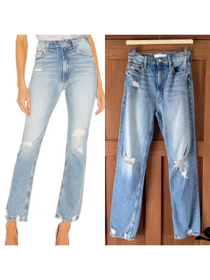 MOTHER Superior High Waisted Rider Skimp Jeans in The Confession Wash Women’s 27 thumbnail 2