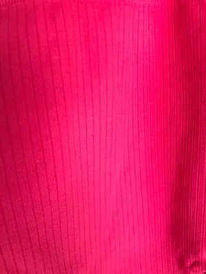 NIKIBIKI High Waisted Hot Pink Biker Shorts with Ribbing thumbnail 4