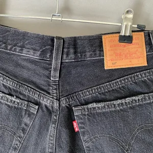 Levi's Premium 501‎ sz 26 gray distressed jean shorts thumbnail 8