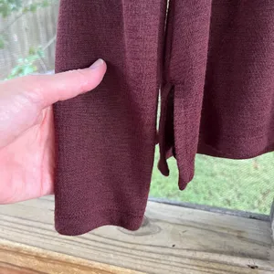 Banana Republic Factory Women's Luxespin Classic T-Shirt Bordeaux Kiss Size XS thumbnail 3