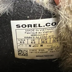 Sorel Tofino ll waterproof snow boots tan black winter women's‎ size 8.5 trendy thumbnail 9
