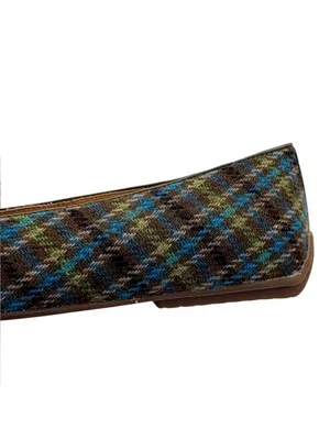 EUC Talbots Plaid Loafers Size 5.5 thumbnail 5