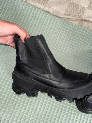 NWOT Sorel Black Chelsea Ankle Boots size‎ 9 thumbnail 4