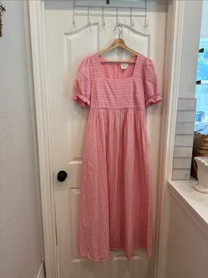 Tuckernuck Hyacinth House Pippa puff sleeve midi dress thumbnail 2