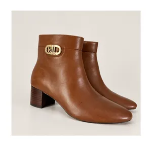 Ralph Lauren Lauren tan leather ankle boots thumbnail 8