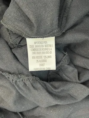 NWOT Farm Rio Linen Blend Black Sleeveless Layer Tiered Maxi Dress Size S thumbnail 12