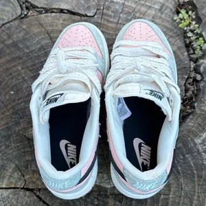 ***Nike Dunk Low Glacier Blue Black Arctic Orange White | HJ7341 474 Women's size 6.5 thumbnail 5