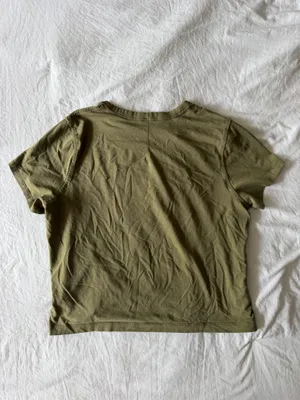 Lululemon olive green crop top thumbnail 2