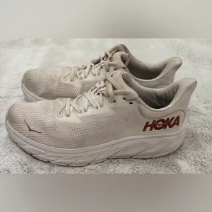 Hoka One One Arahi 7 – Women’s Size 11 – Cream & Pink thumbnail 2