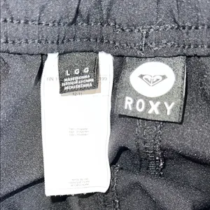 Roxy Black and White‎ Athletic Shorts with Drawstring Waist thumbnail 2