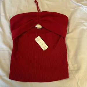Maeve Anthropologie 2 piece set small halter shrug raspberry red $130 nwt thumbnail 9