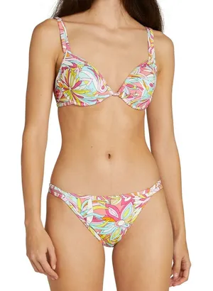 Kate Spade Anemone Floral Underwire Bikini Top‎ - Size M - Pink - NWT thumbnail 1