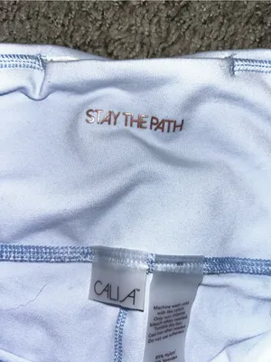 Calia light blue biker shorts size small nwt #activewear #studio thumbnail 2