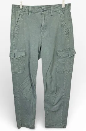 American Eagle Women’s Stretch High-rise Straight Leg Cargo Pant W2121 Sz 10 thumbnail 1