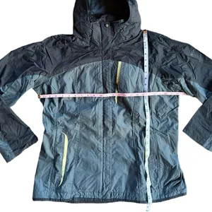 Columbia Womens Size Large Interchange Full Zip Hooded Jacket Nylon thumbnail 3