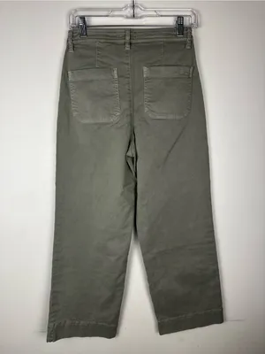 Marine‎ Layer olive Green Bridget Crop Pant Women’s Sz 4 thumbnail 8