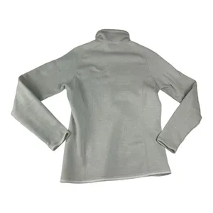 Patagonia women's medium better sweater off white cream 1/4 zip pullover outdoor thumbnail 2