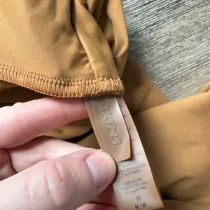 SKIMS Tan Swim Skirt with Asymmetrical Design M thumbnail 4