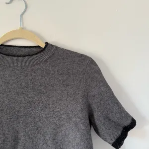 Zara Knit Gray Fine Knit Sweater | Carolyn Bessette Inspired | Quiet Luxury thumbnail 3