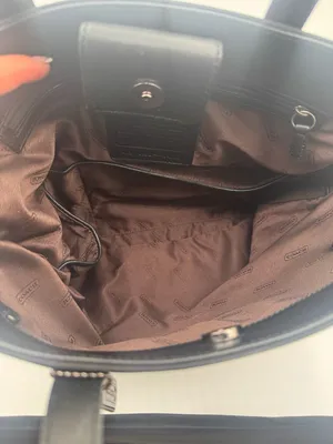 Coach Vintage Mercer Black Nylon Leather Shoulder Tote Bag Y2K thumbnail 5