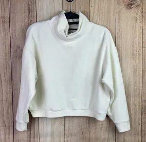 Madewell White Cowl Turtleneck Ribbed‎ Sweater thumbnail 1