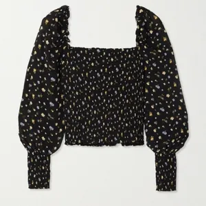 💕REFORMATION💕 Pinto Top ~ Posie Black Floral Print Medium thumbnail 9