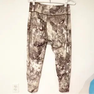 Gymshark Plus Size‎ XXL Brown Tie Dye ELEVATE LEGGINGS Athletic thumbnail 4