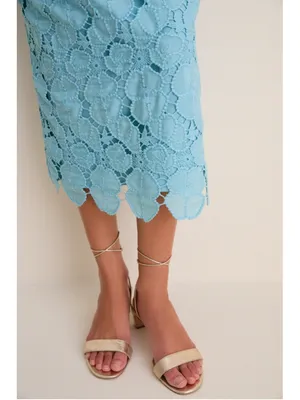 Tuckernuck Cameo Blue Eyelet Cape Leah Dress 8 Tea Garden Party Wedding Bridal thumbnail 6