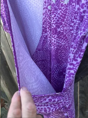 NWOT Athleta Nectar Faux Wrap Dress Purple Size Large thumbnail 8