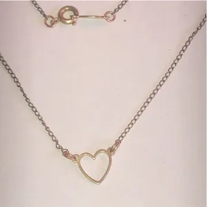 Elegant Gold Filled Dainty Boho Heart Necklace thumbnail 1