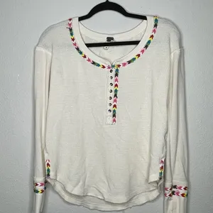 Free‎ People Embroidered Shirt thumbnail 8