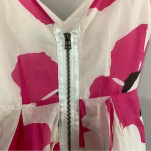 Alice + Olivia Poppy silk floral a-line dress thumbnail 4