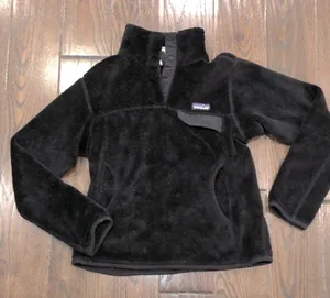 Patagonia black fleece size small thumbnail 1