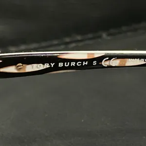 Tory Burch Black Sunglasses with Tortoiseshell Temples includes Tory Burch case thumbnail 4