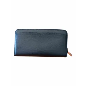 Kate Spade Leila Large Continental Wallet Black Pebbled Leather Zip Around thumbnail 3
