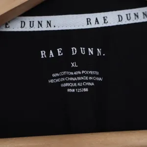 Rae Dunn Boo Halloween Long Sleeve Graphic Tee Shirt Black XL thumbnail 3