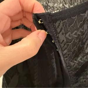 Aerie Winter Express Lace Bustier Corset Tank Top in Black Size Medium NWT thumbnail 3