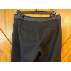 White House Black Market Size 4R Flare Leg Dress Pants Womens Stretch Black (299 thumbnail 6