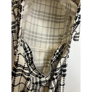 Motherhood Maternity Nursing Dress Womens S Black White Excellent Plaid Sheath thumbnail 4