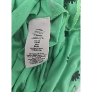 Free People Bodysuit Women Large Green Daisy Floral Intimately Ruched Sweetheart thumbnail 5