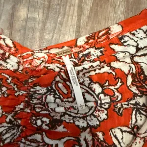 Free People Floral Say the Word Ruched Long Sleeve Top thumbnail 3