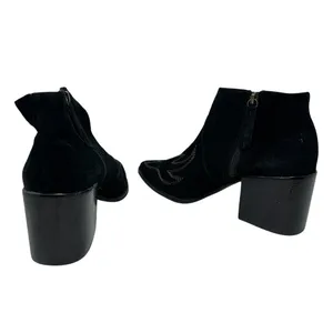 Matisse Vox Western Embroidered‎ Bootie in Black Suede Heeled Women's Size US 10 thumbnail 8