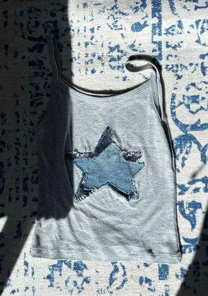 Handmade tank Gray Size XS thumbnail 1