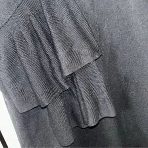 Chelsea28 Gray Crop Open Front Wool Blend Jacket (Size Large) thumbnail 6